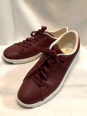 Cole Haan Grandpro Burgundy Leather Sneakers Size 6.5